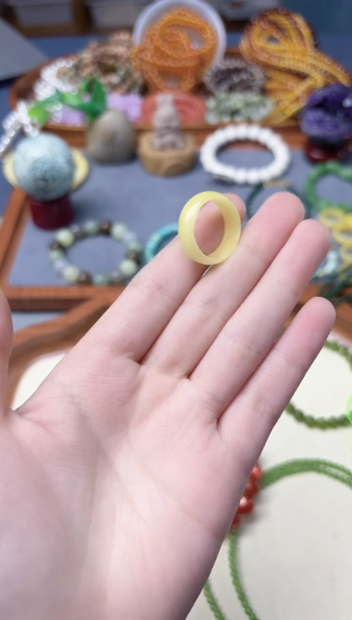 未镶嵌蜜蜡戒指蜜蜡指环13-14#YX