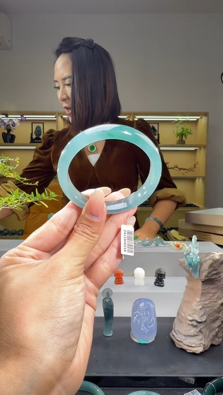 未镶嵌手镯翡翠53圈
