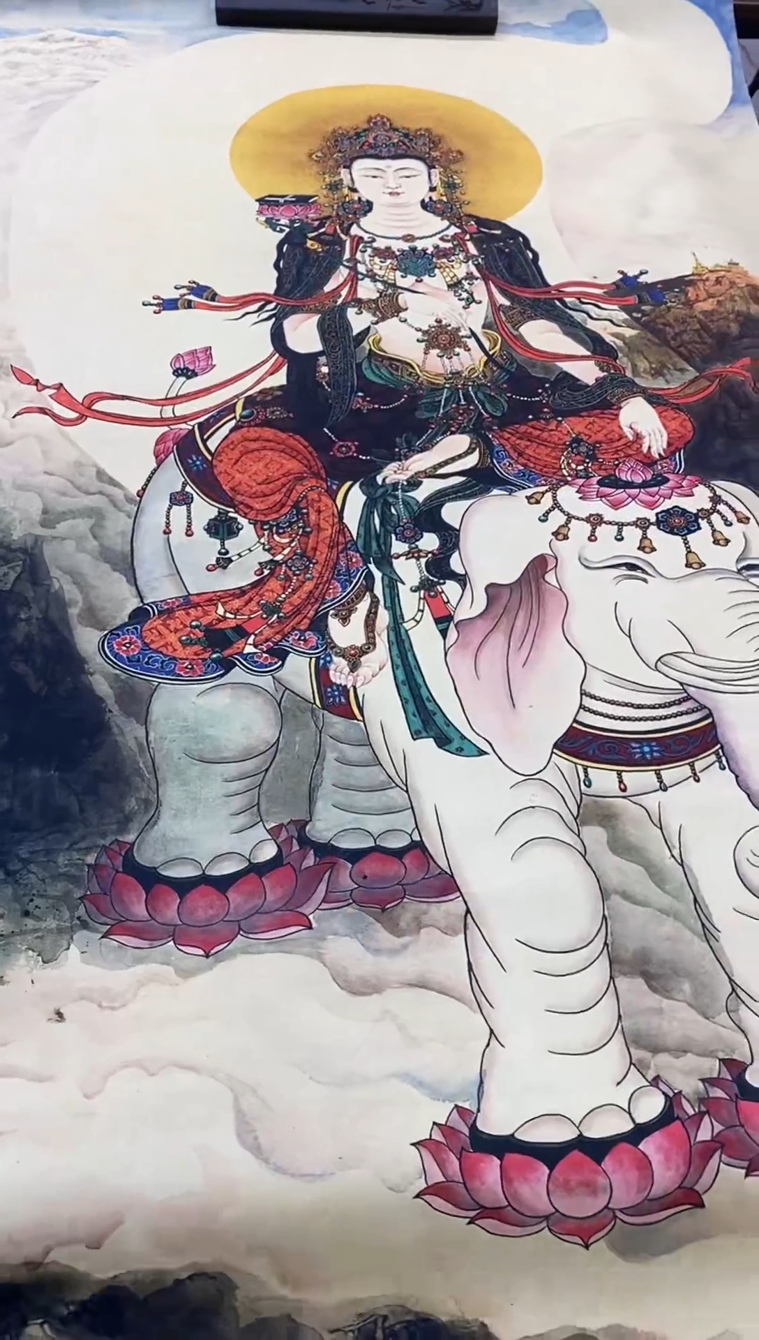 卷轴画精品挂饰 唐卡tk16162