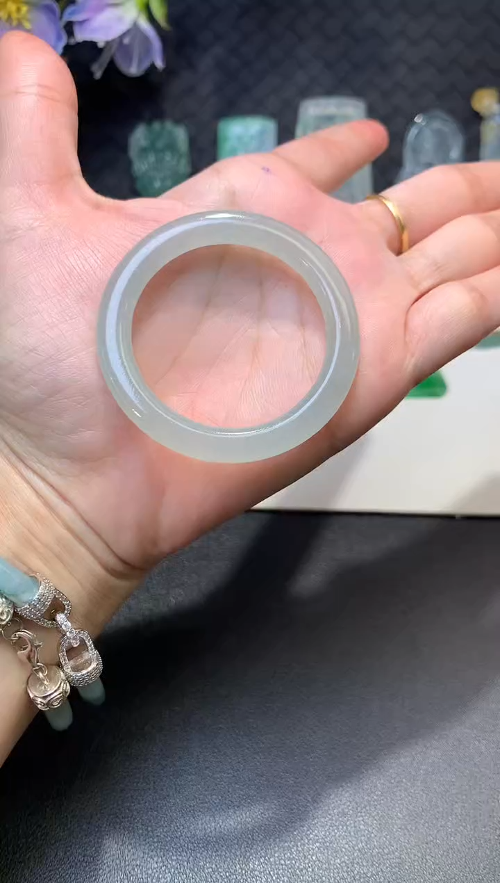 未镶嵌定制翡翠38.2*6.8*5.4