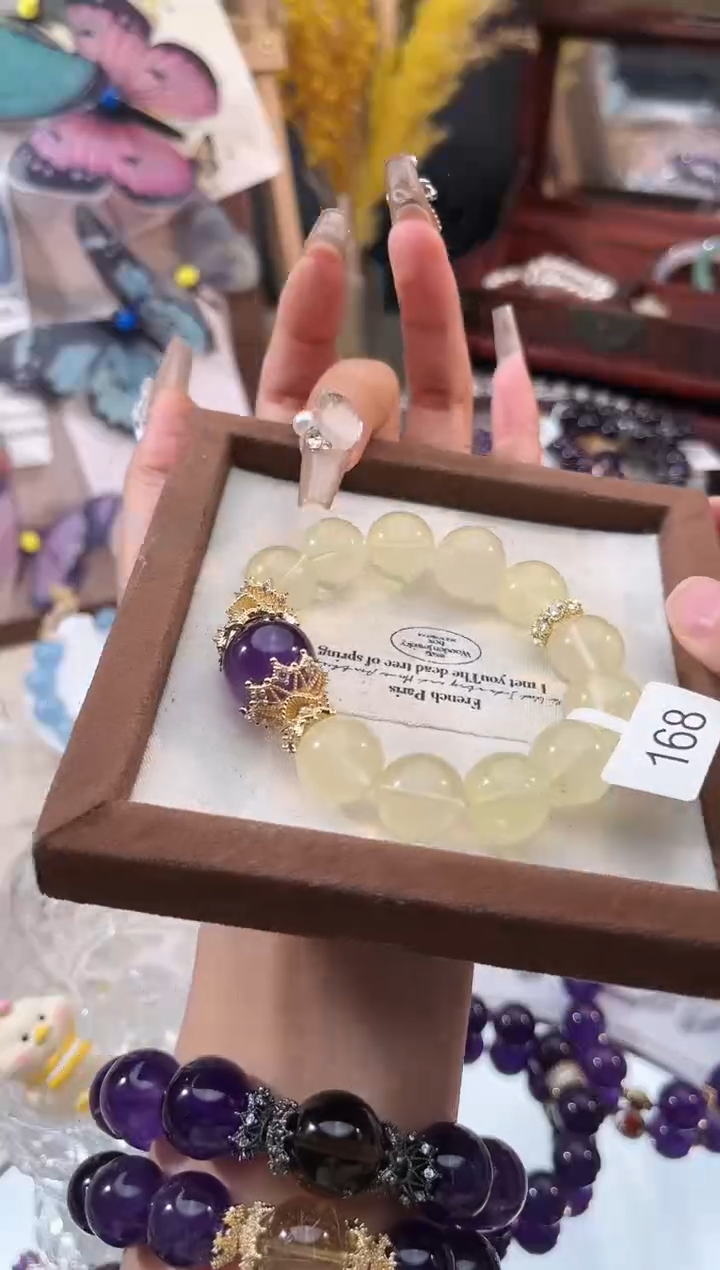 【闪购商品】水晶手链未镶嵌多样性发货颜色微差【要拍两单！！】