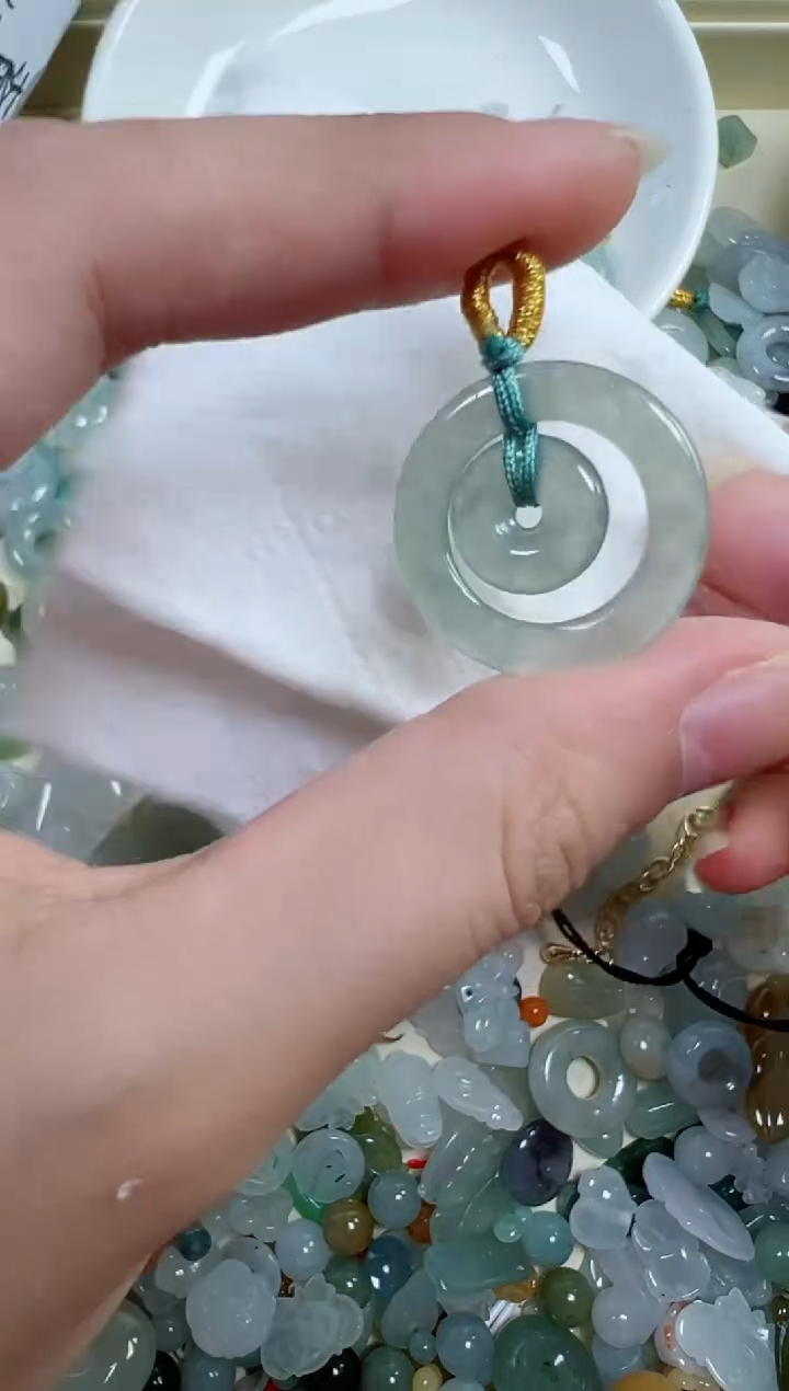 翡翠裸石604号链接，A货翡翠