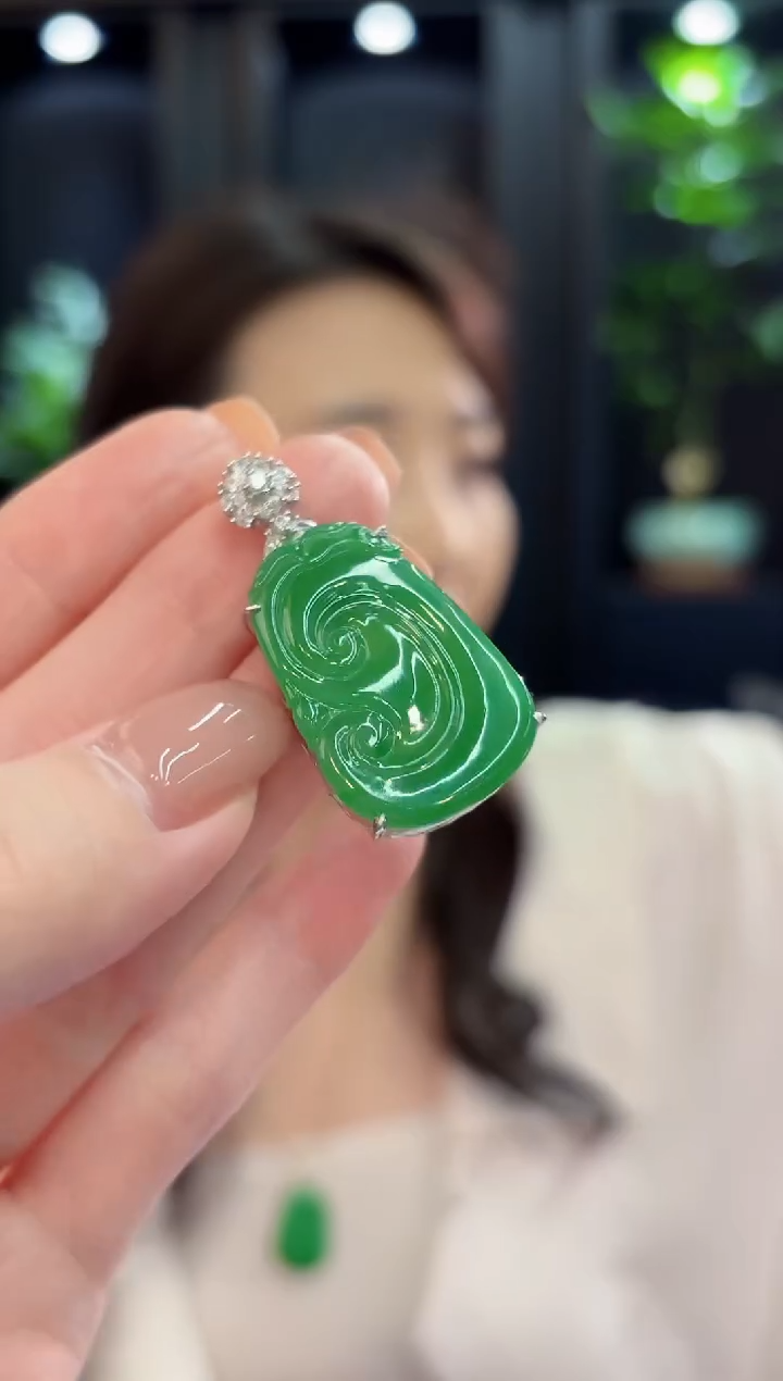 吊坠(不含链)未镶嵌翡翠 缅甸A货/支持复检/一件