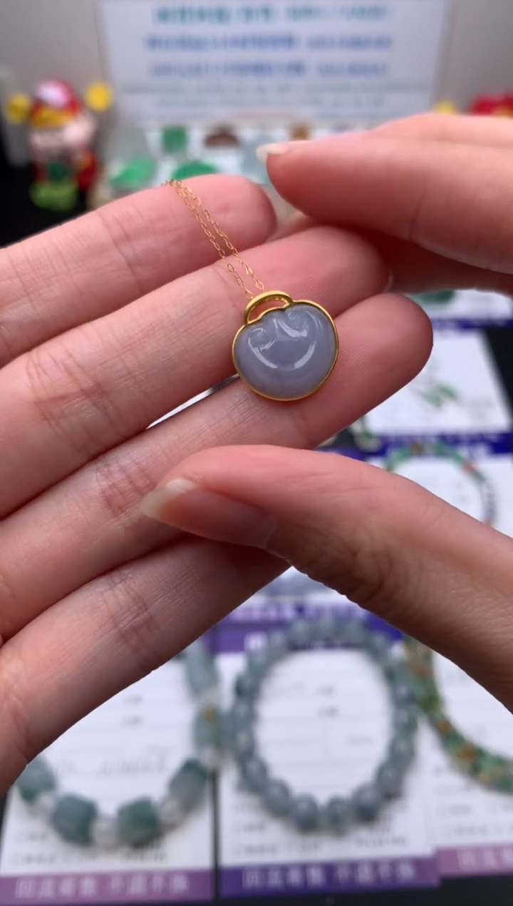 【闪购商品】定制翡翠18K金镶嵌模式推广期24小时鉴赏期