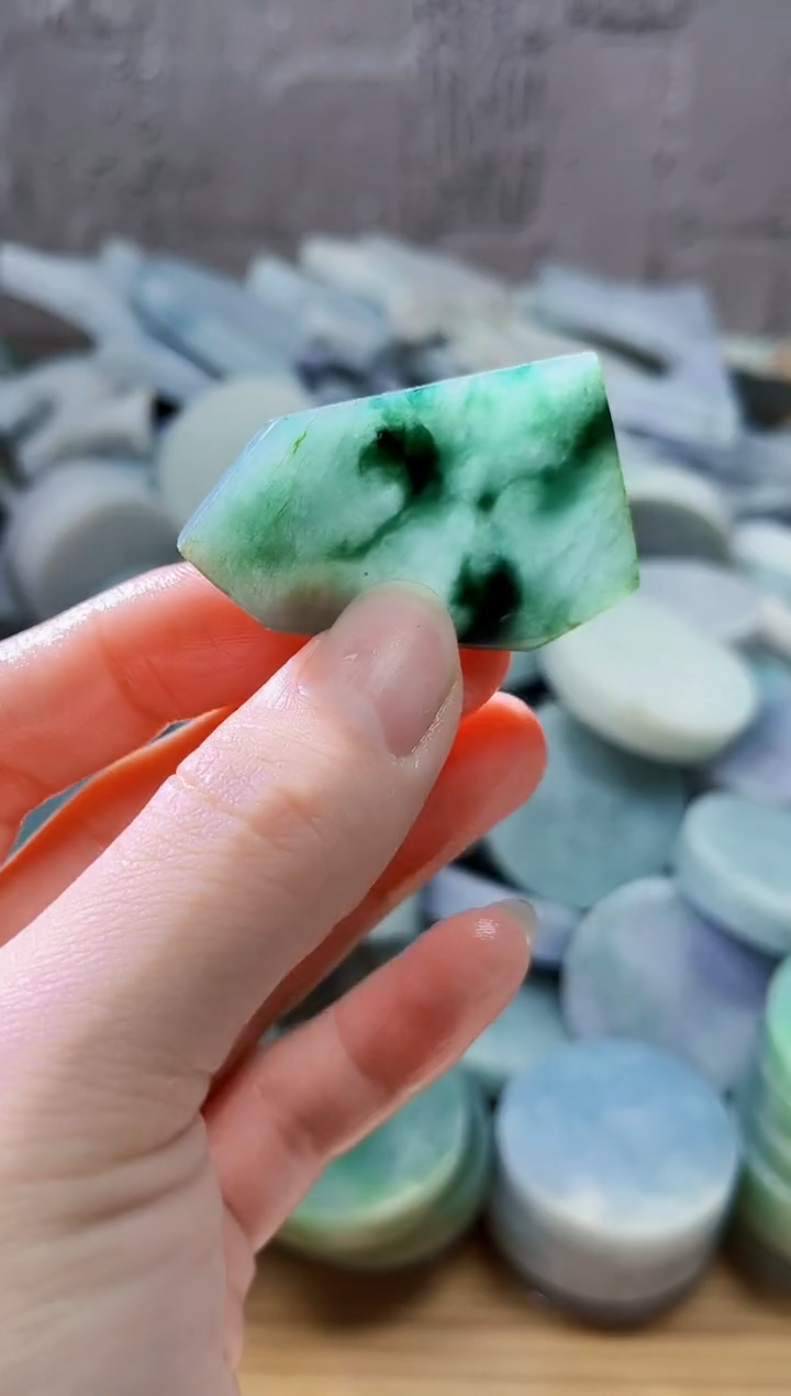 裸石翡翠天然翡翠A货石 南 667