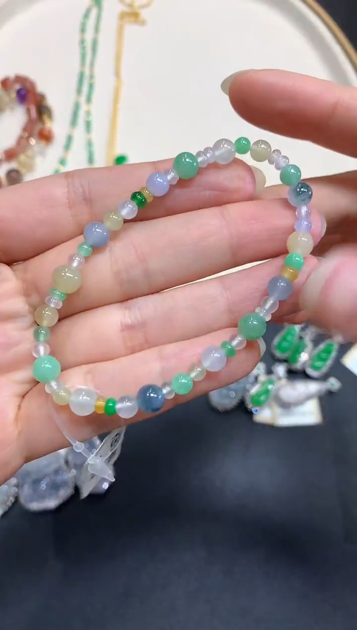 【闪购商品】翡翠手串未镶嵌Q100|1980