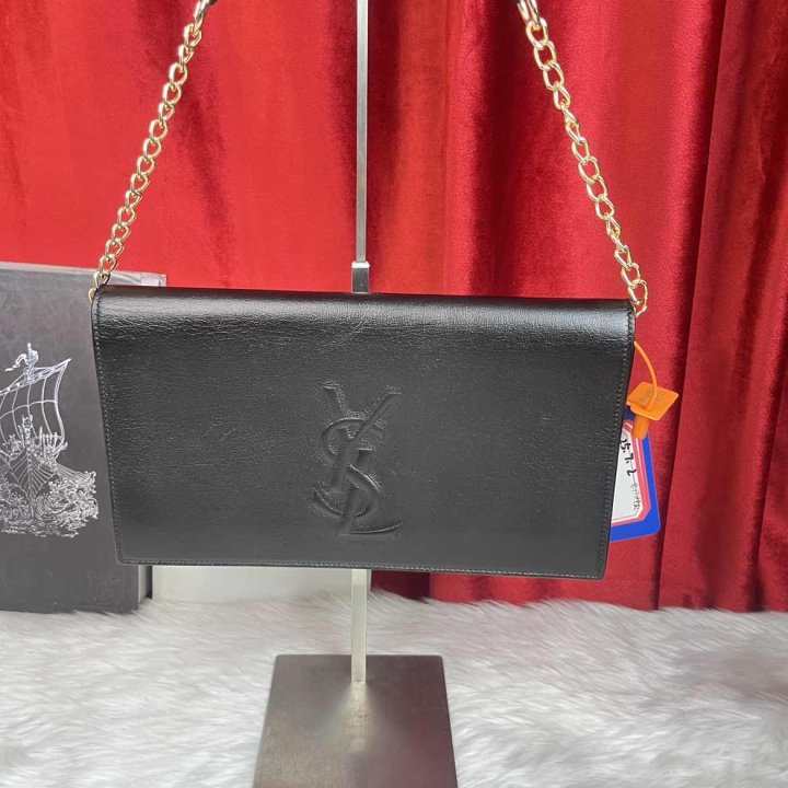 95新 YSL/圣罗兰 单肩链条包/AR06120011/0011/护