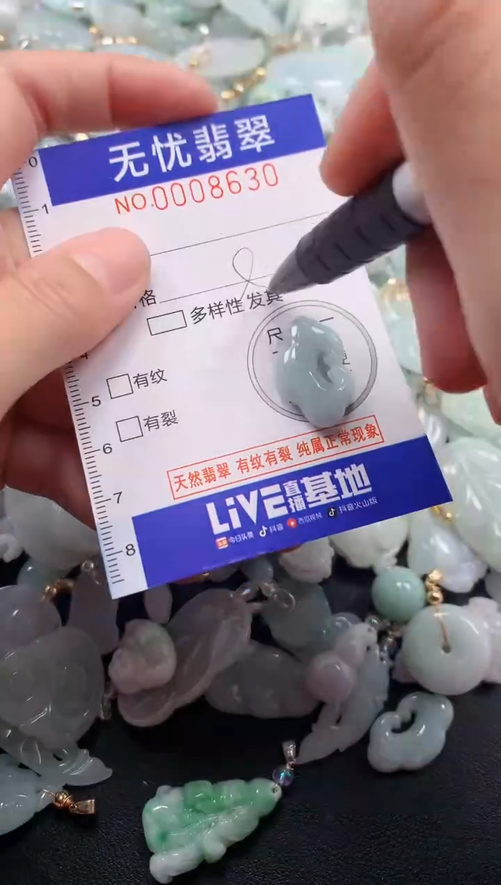 颈饰未镶嵌翡翠8630