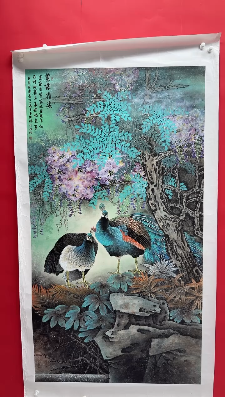 国画画家陆远华纯手绘原作