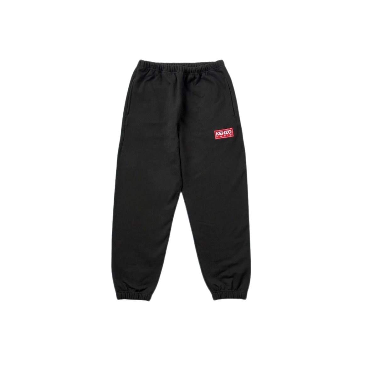 未使用 KENZO/肯佐 纯色Logo松紧腰束脚针织运动裤SS2-0221