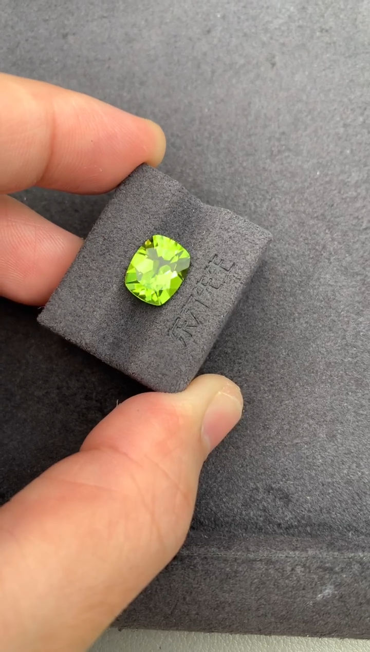 未镶嵌裸石橄榄石3ct橄榄石  定制  BF
