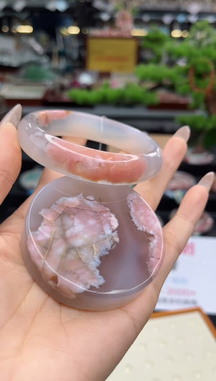 【闪购商品】石英质玉手镯未镶嵌61圈口（赠品镯心）S9422214