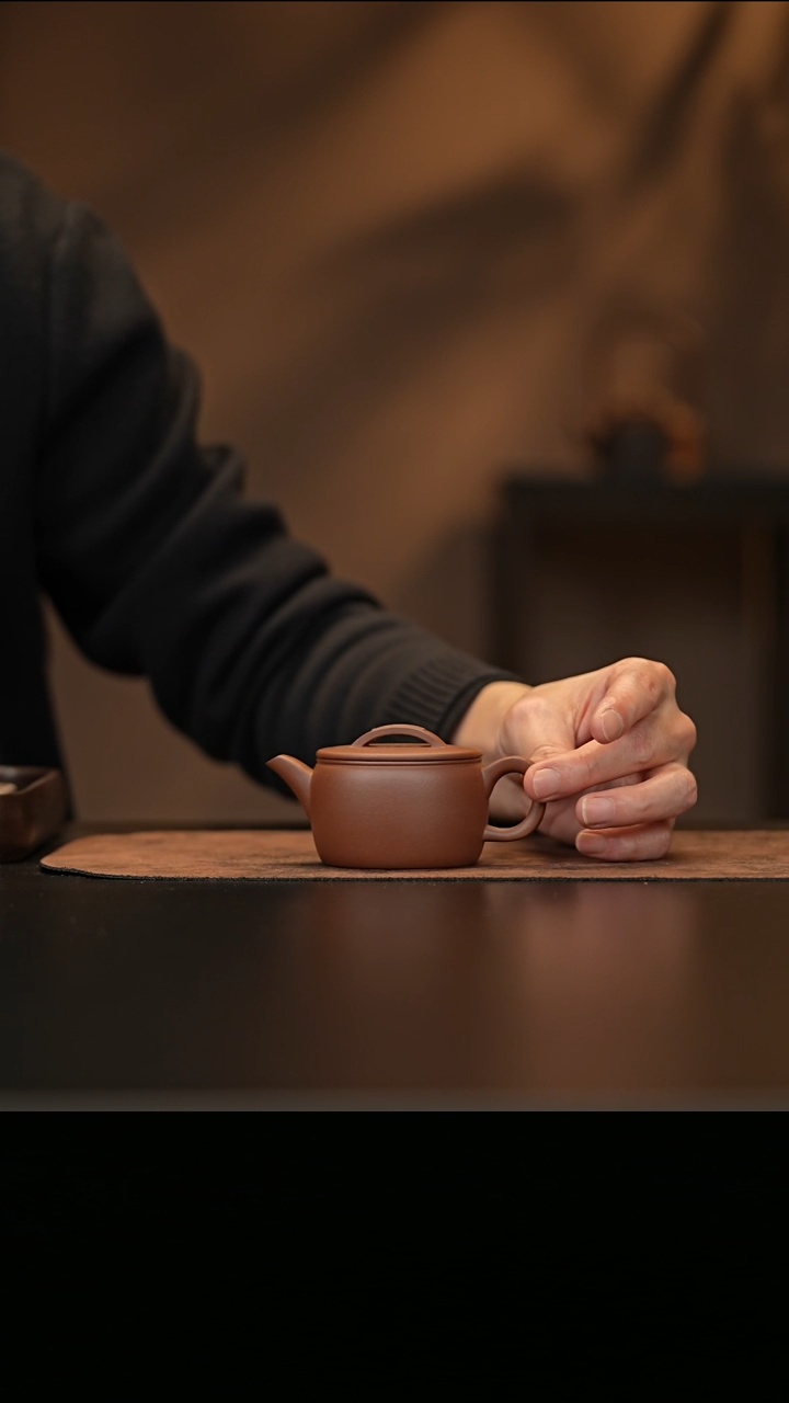 允禾斋 紫砂壶 紫泥 汉瓦