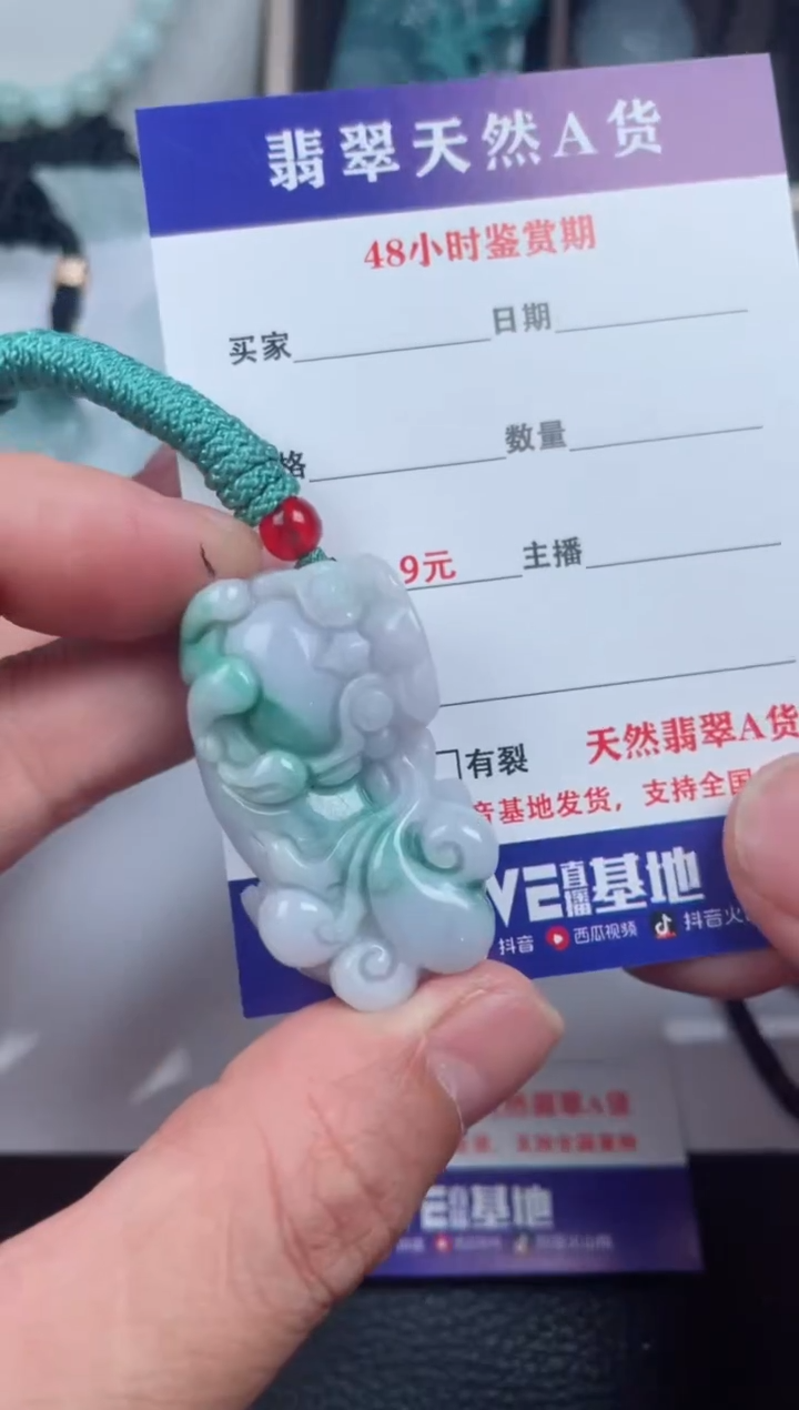 翡翠未镶嵌颈饰
