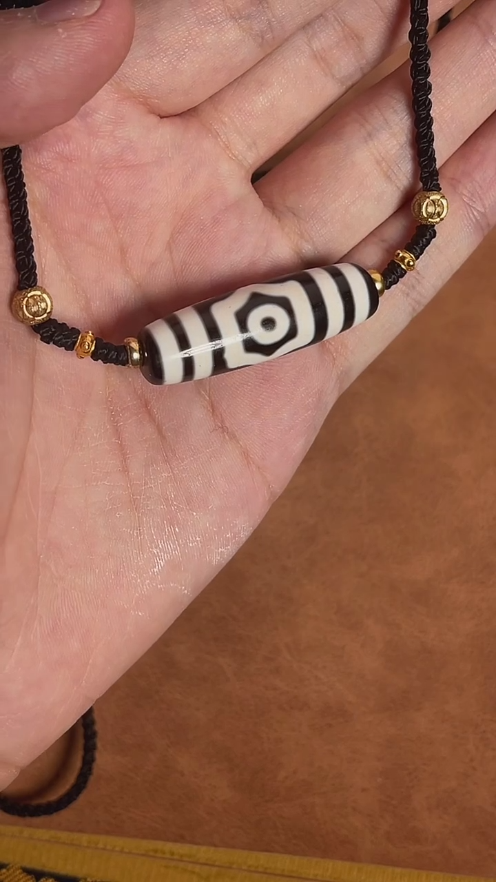 银S925镀金镶嵌颈饰玛瑙/玉髓M****_3