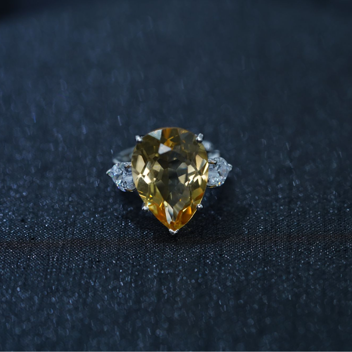 JSHSJ0128-黄水晶戒指