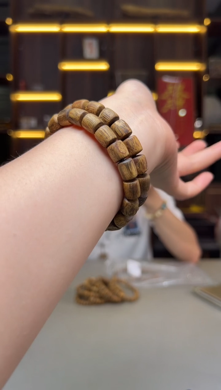 沉香沉香碎屑909号红金猊IZ09桶珠单圈碎屑香粉多样性发一8