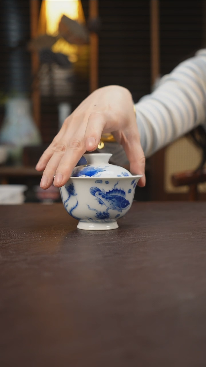 杯景德镇陶瓷杯碗柴烧多人R49