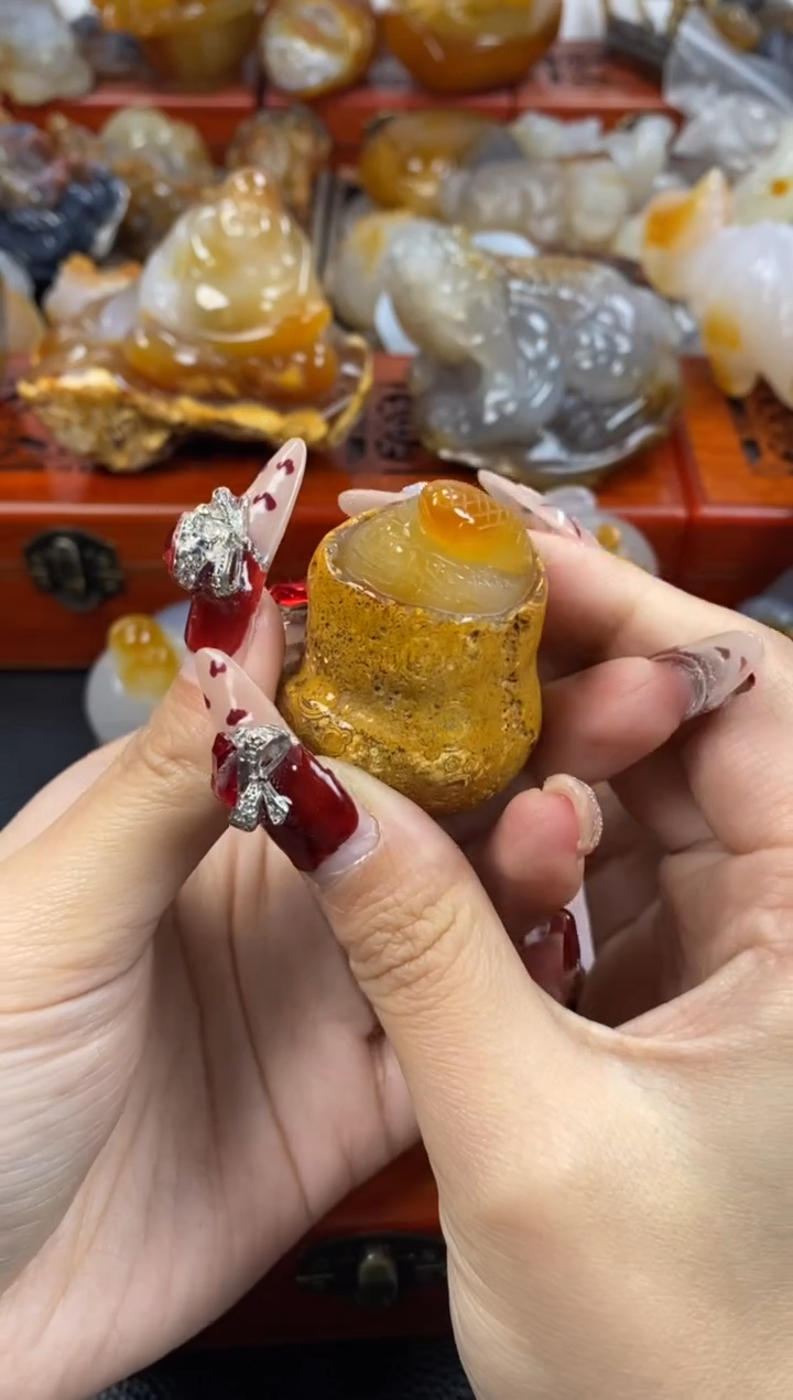 【闪购商品】玛瑙/玉髓挂件未镶嵌1