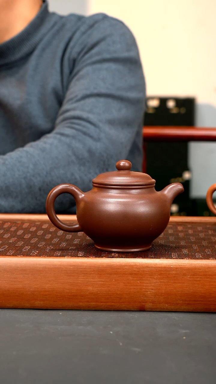 【闪购商品】紫砂茶壶 完美老紫泥掇只