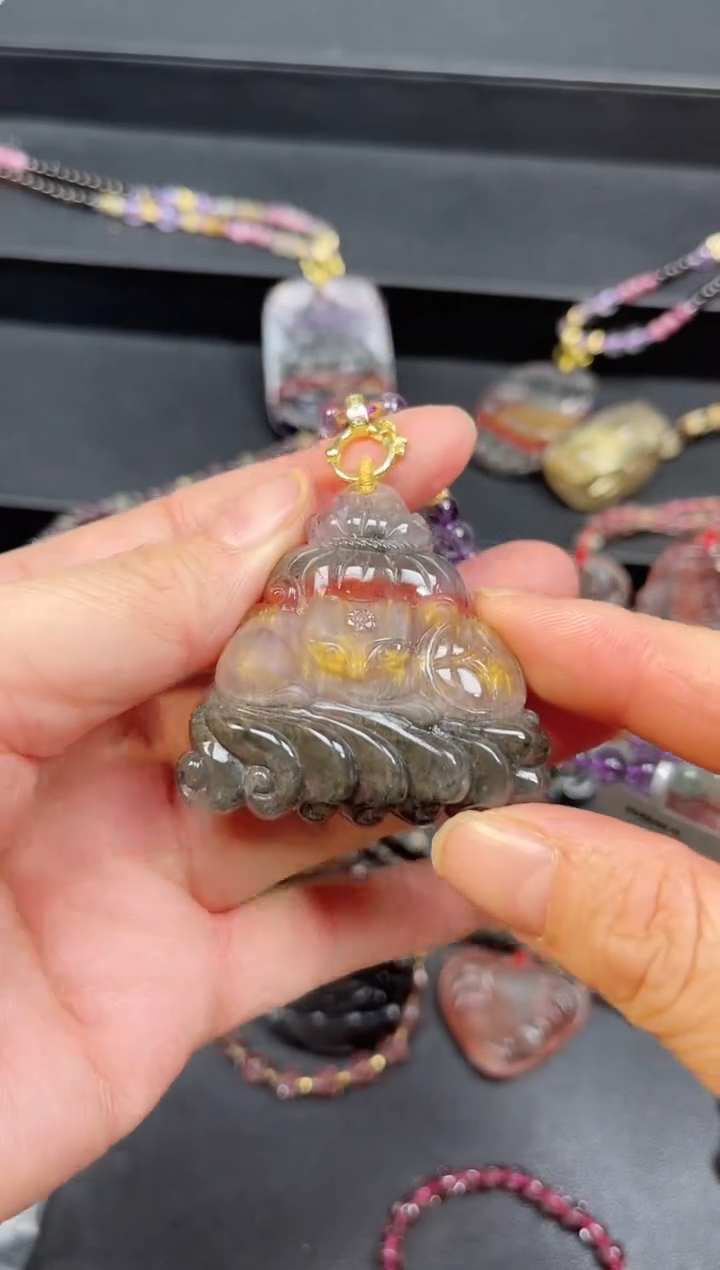 未镶嵌颈饰水晶【百晶灵儿】定制款