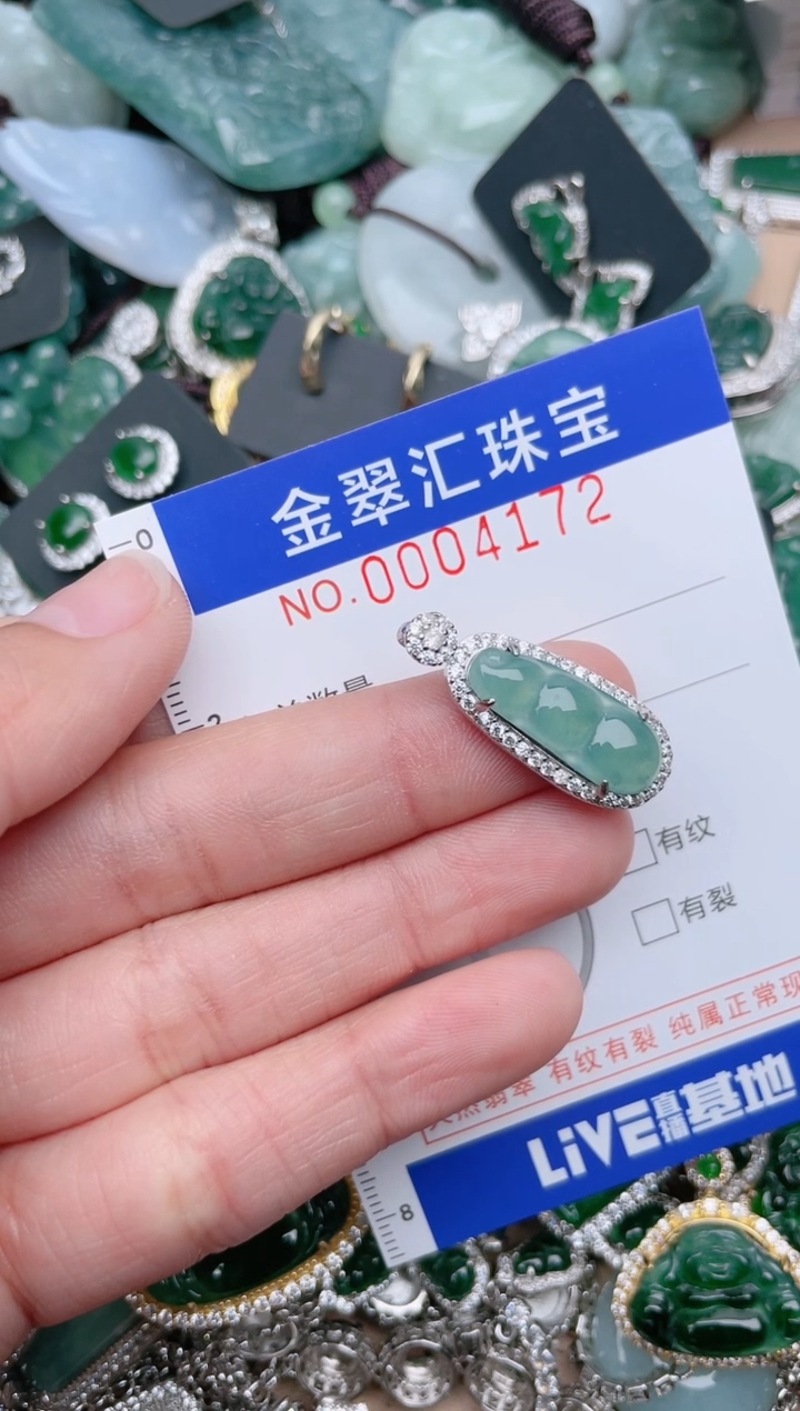【闪购商品】翡翠颈饰未镶嵌4172....