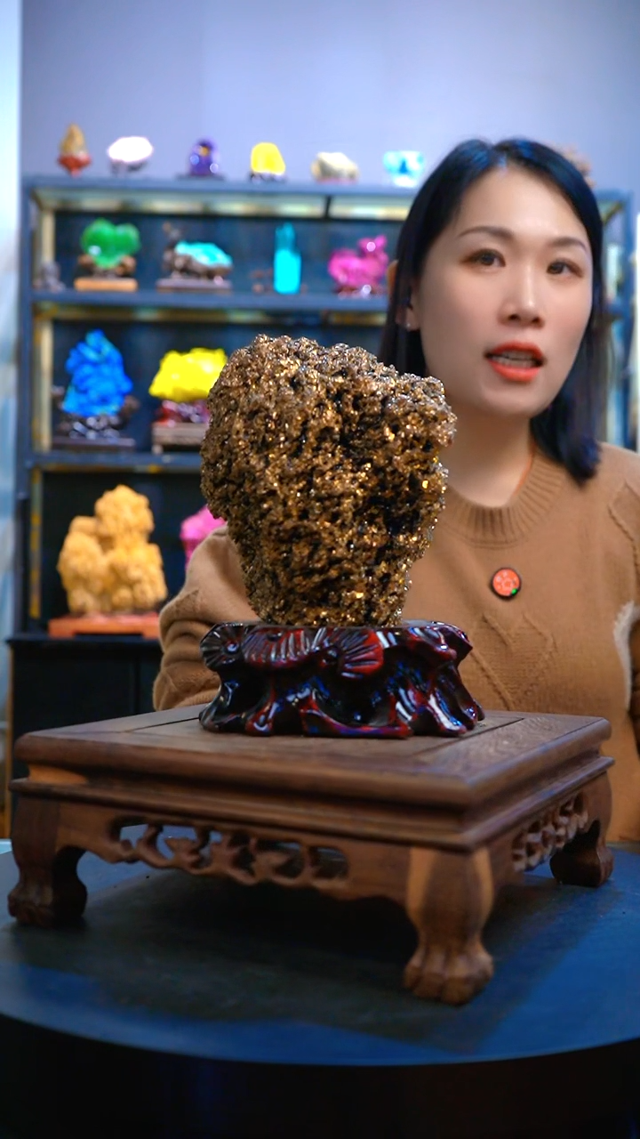 石材知****5精品矿石晶体摆件