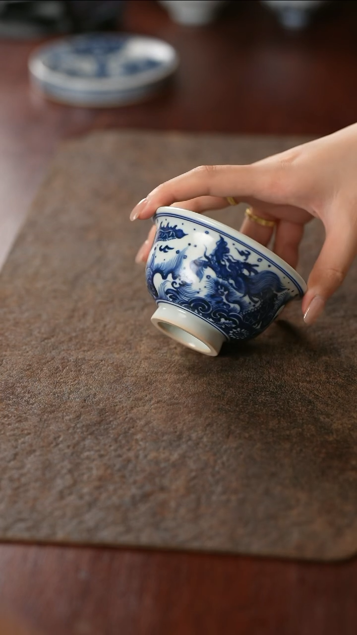 穿花龙大压手杯杯杯