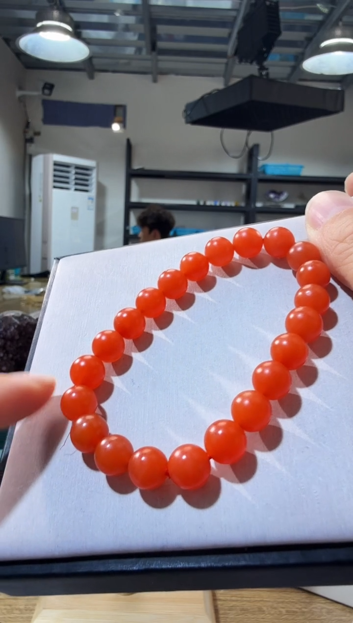 未镶嵌手链南红玛瑙优0874 约8mm