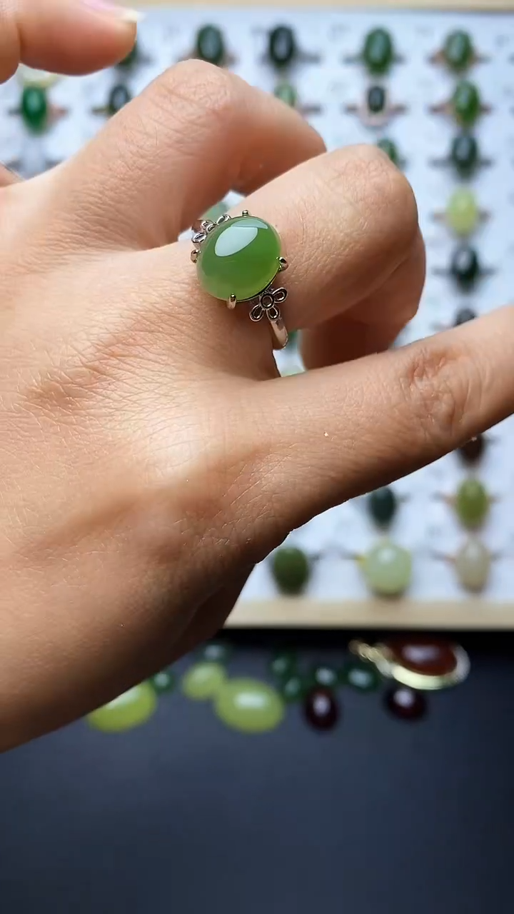 【闪购商品】和田玉戒指未镶嵌1