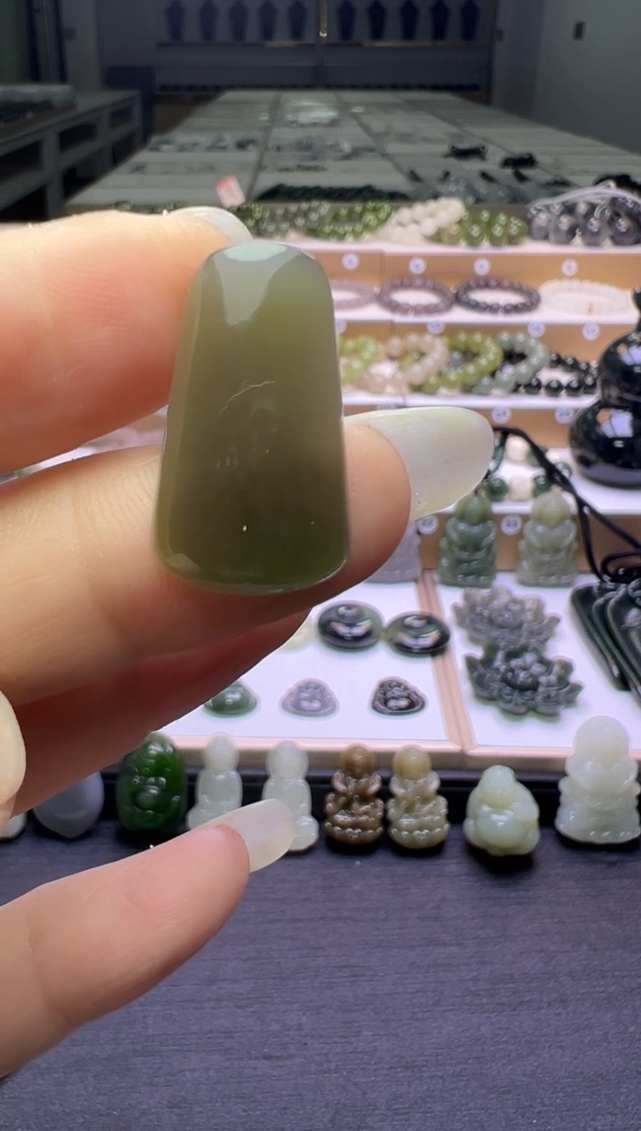 颈饰未镶嵌和田玉44号链接卡24*13*5mm