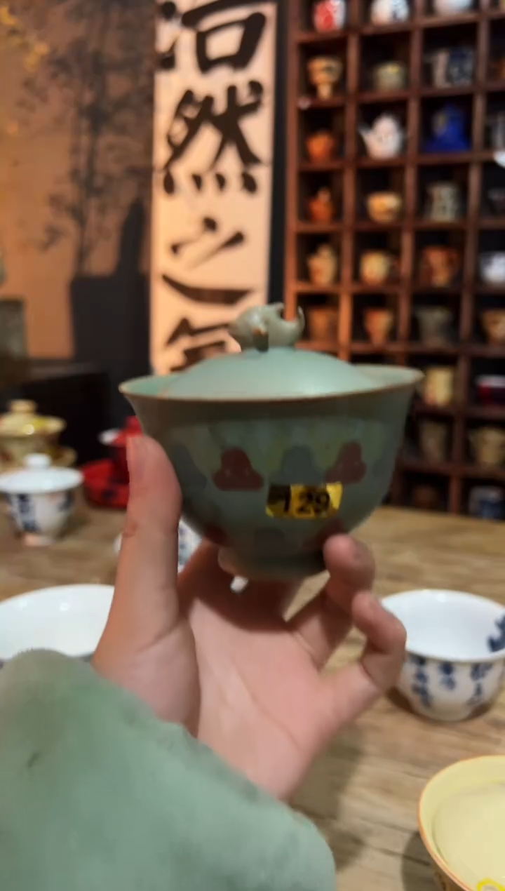 【闪购商品】观云听雨原创手绘茶具