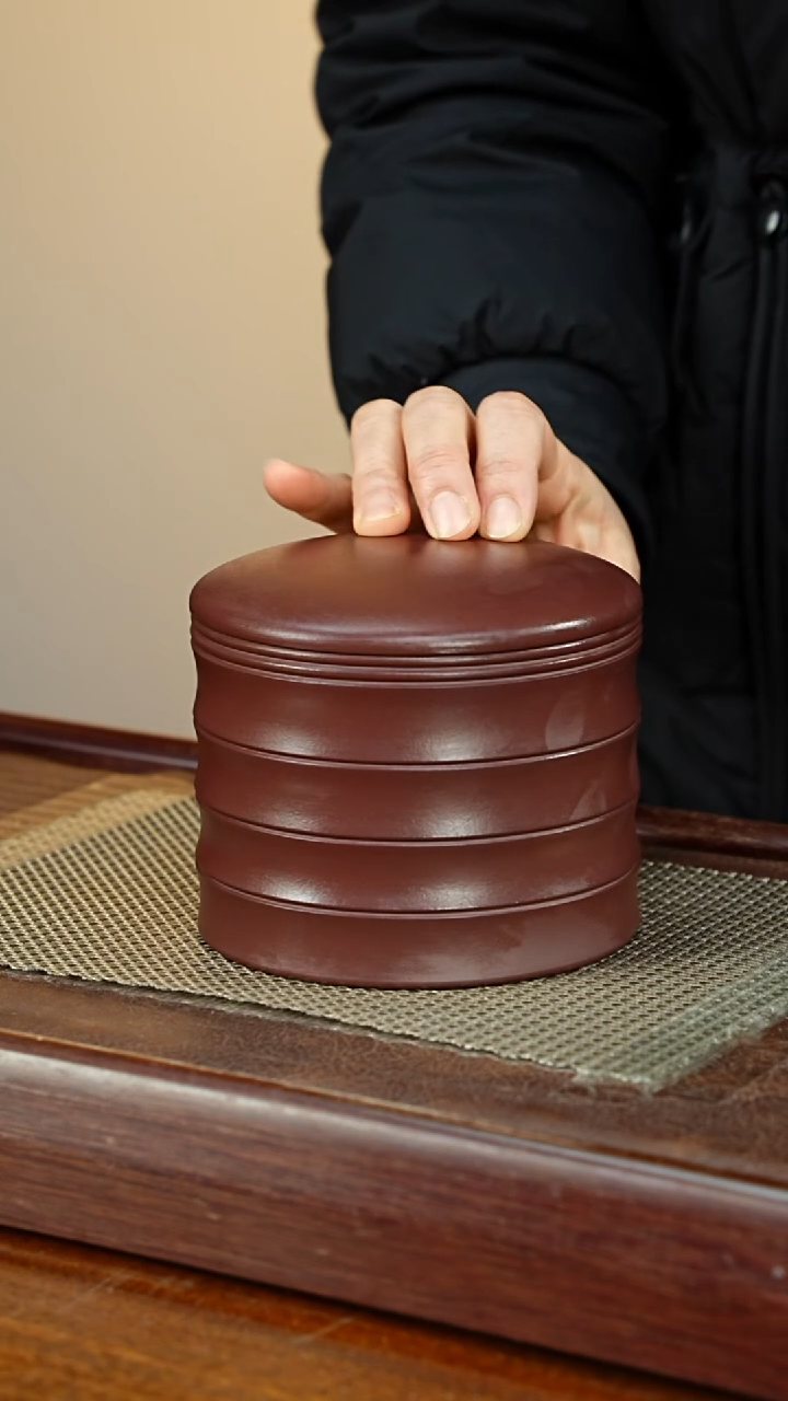 宜兴原矿紫砂茶叶罐