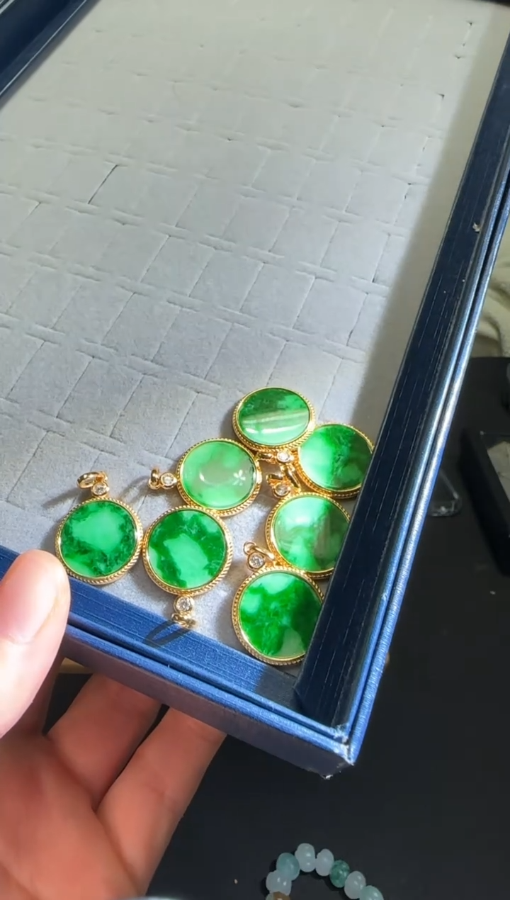 颈饰银S925镶嵌翡翠【多样性发其一】00005650