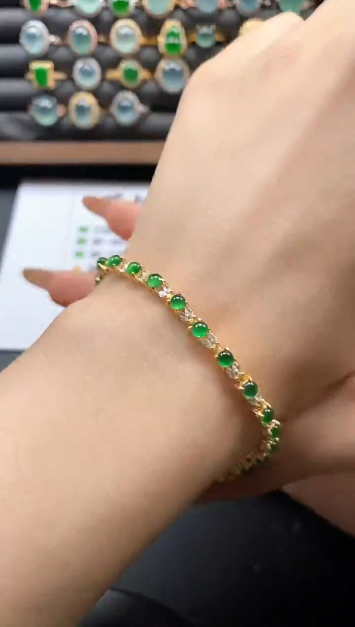 银S925镶嵌戒指翡翠51151