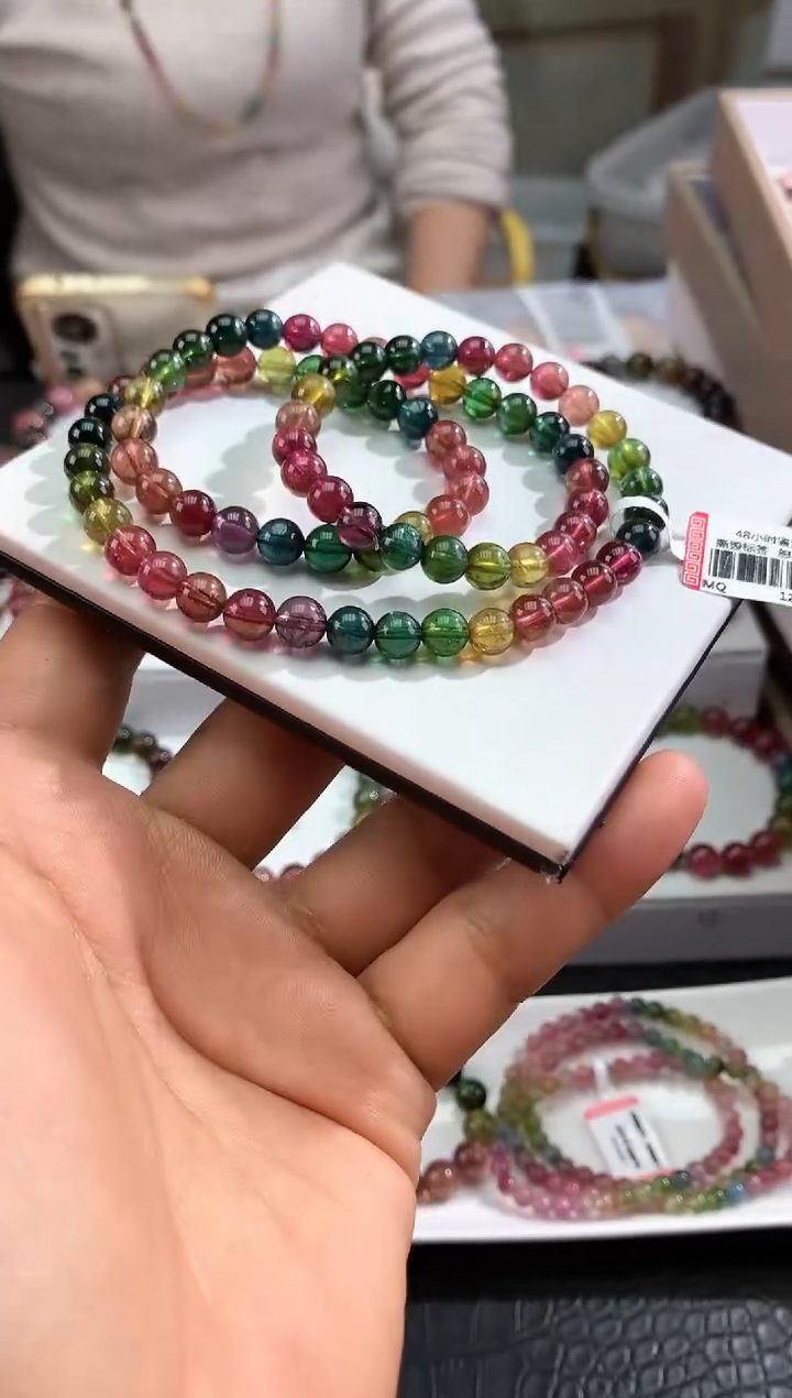 【闪购商品】碧玺手链未镶嵌多样性发一条