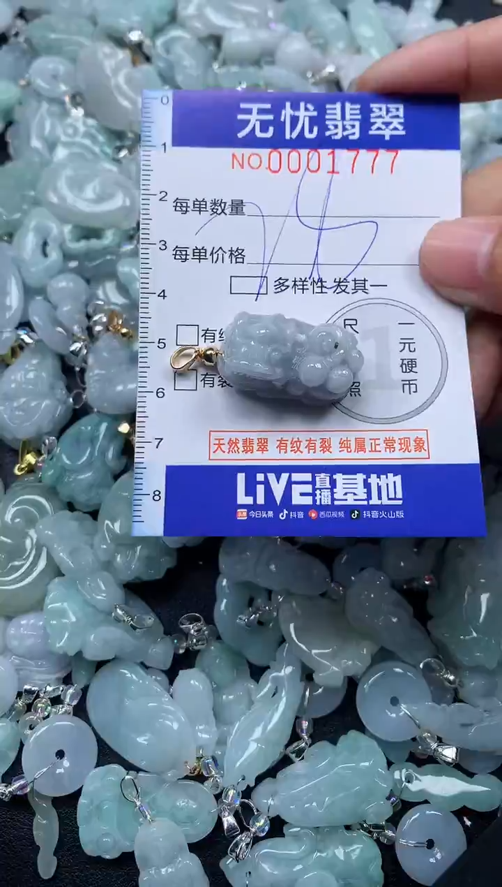 颈饰未镶嵌翡翠1777