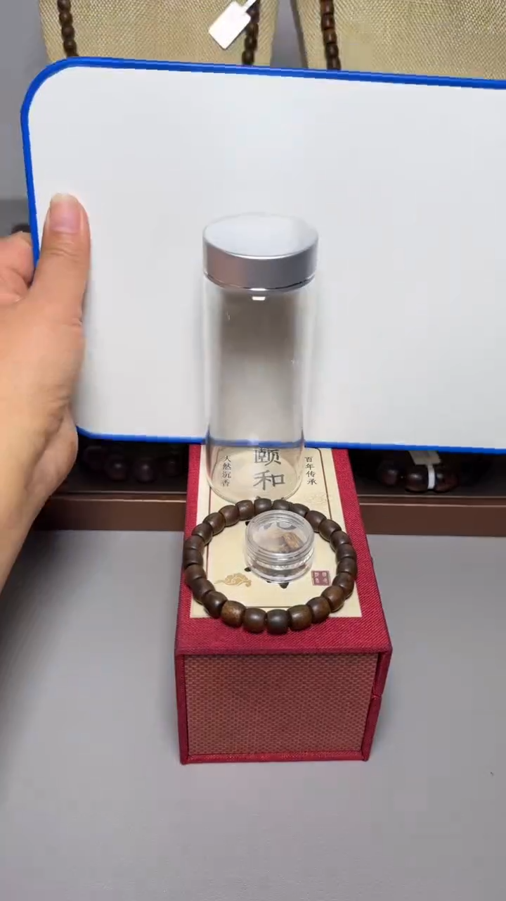 【闪购商品】沉香手串芽庄白棋0.8桶珠单圈