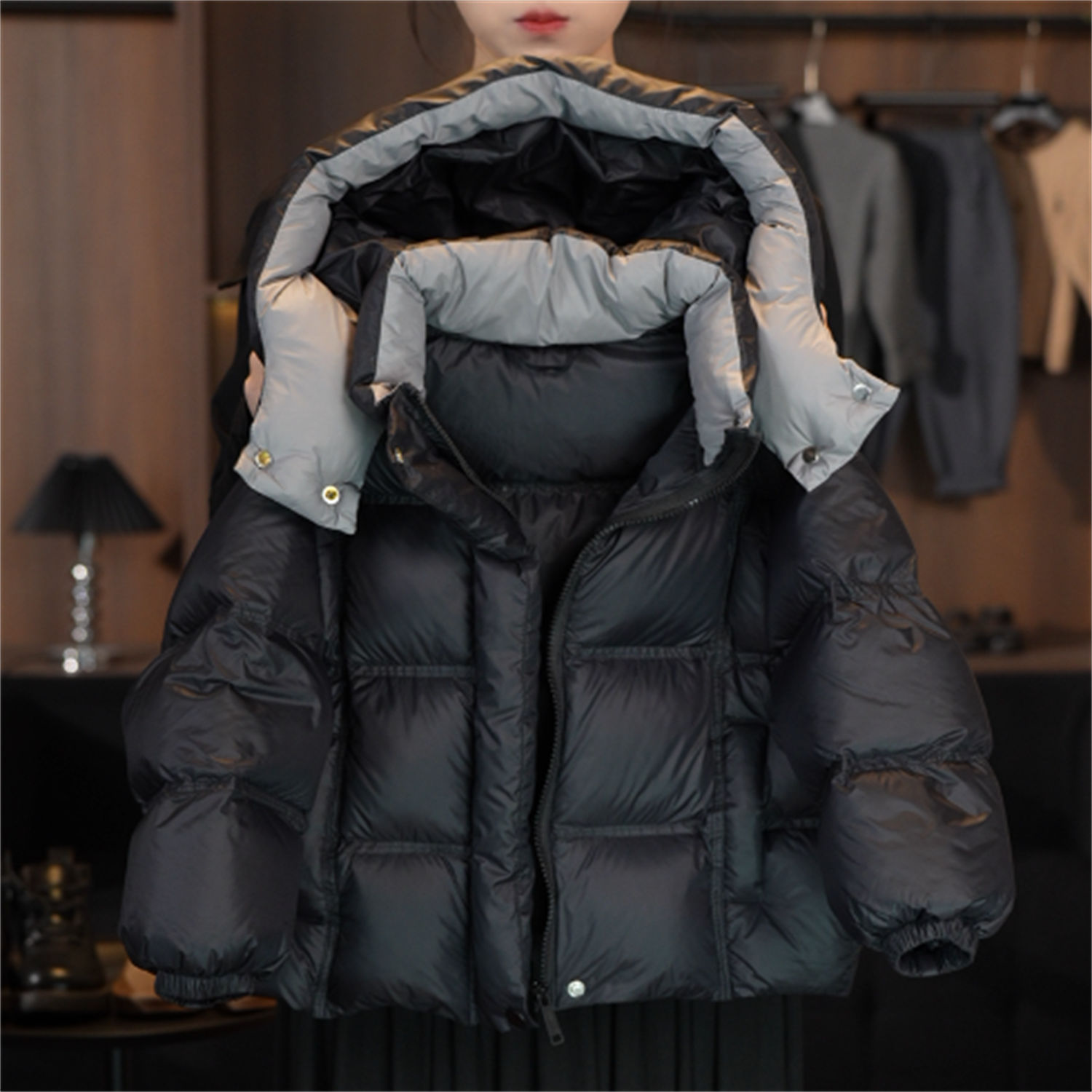 【现货】【森叔Kids专属】2025冬季时尚韩系儿童白鸭绒羽绒服618