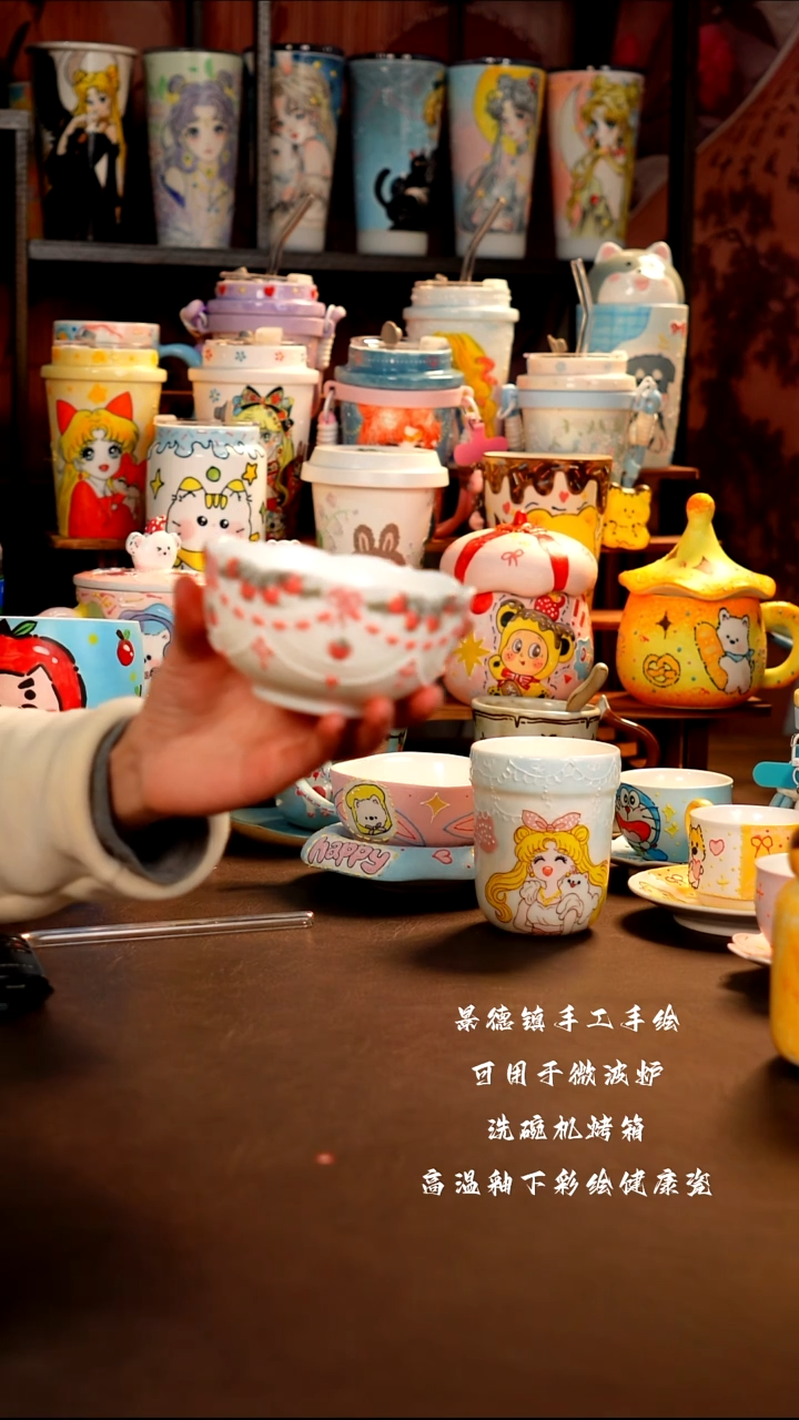 景德镇手工手绘杯杯