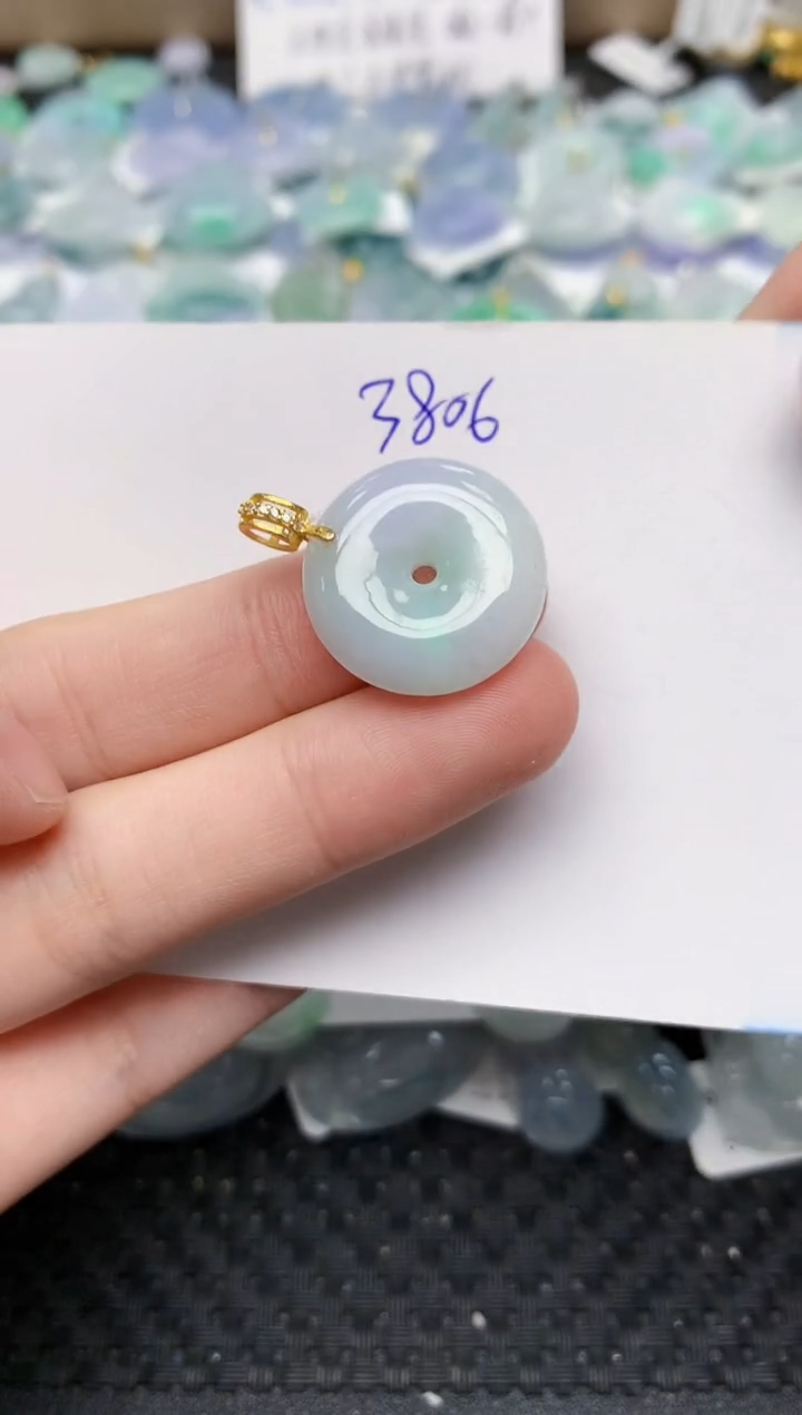 颈饰未镶嵌翡翠天然缅甸A货翡翠百元以上9元证书费自理