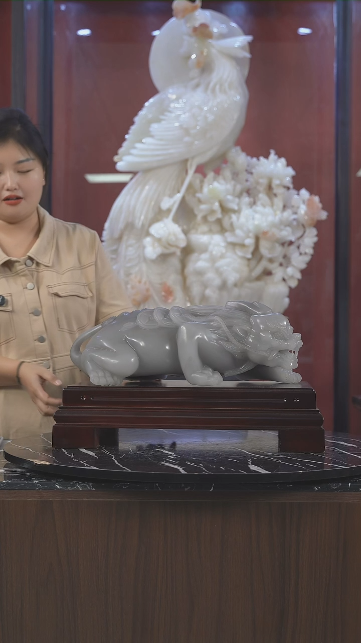 玉居家商务貔貅摆件