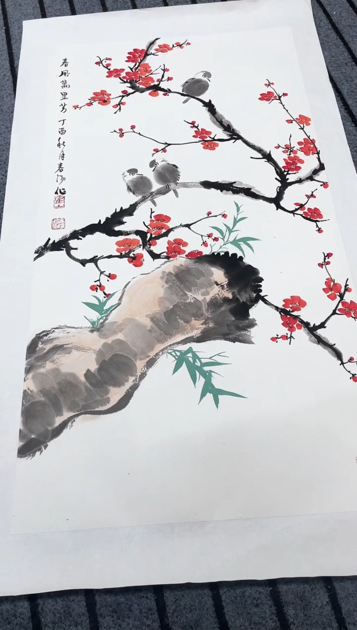 精品国画花鸟作品