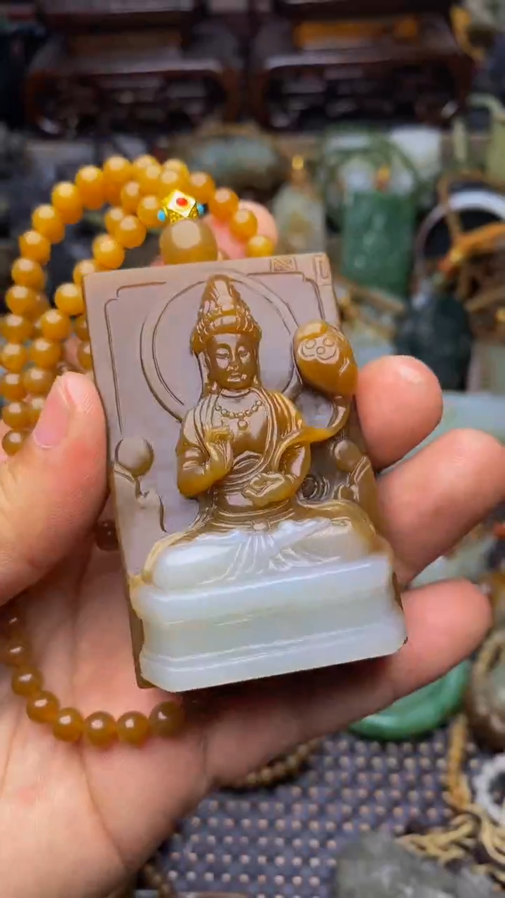 未镶嵌和田玉挂件杨*1