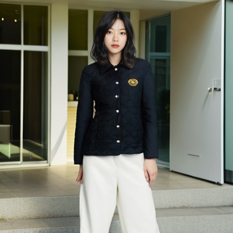 99新/Burberry博柏利/棉服/战马刺绣菱形外套/XS码/0001754
