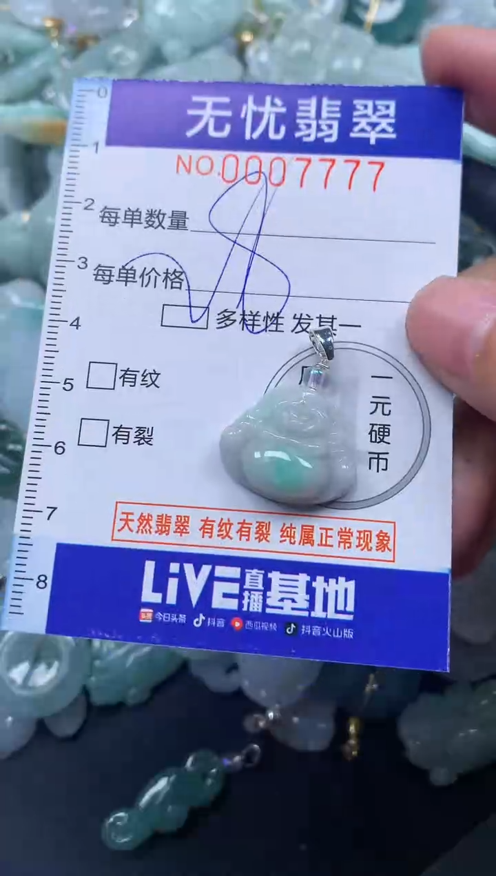 颈饰未镶嵌翡翠7777