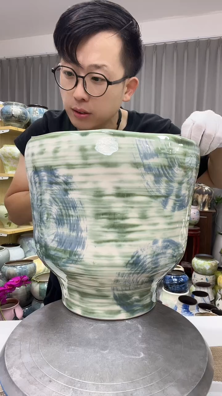 陶瓷花盆9.14直播链接口30高30微瑕