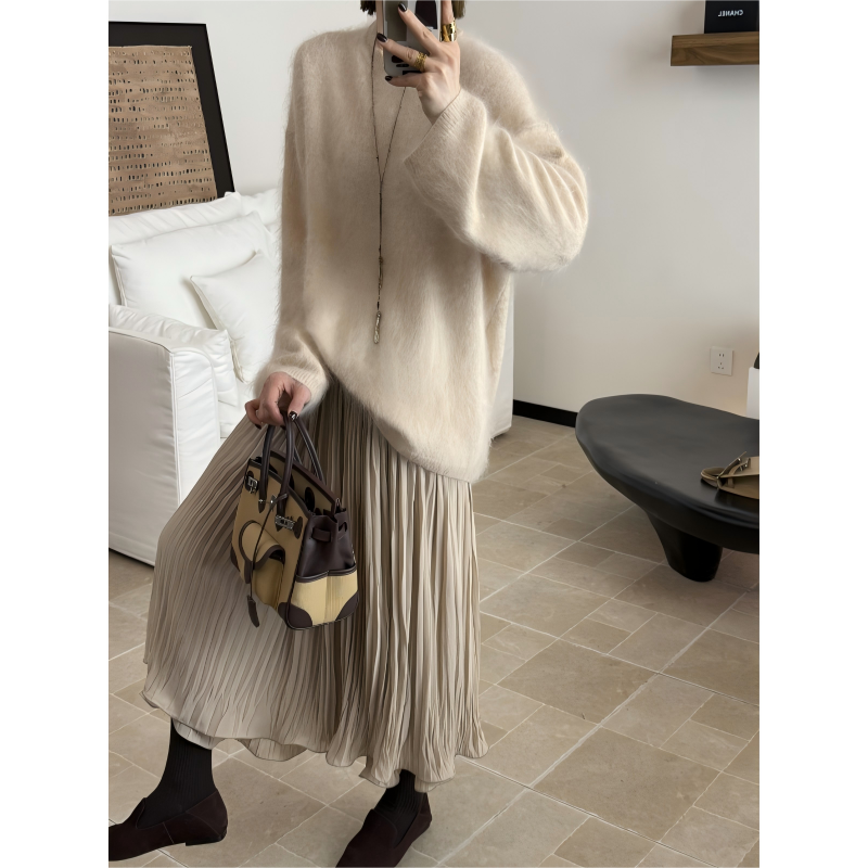 【暖阳】慵懒风经典百搭松软廓形毛衣*25DK12Y-15