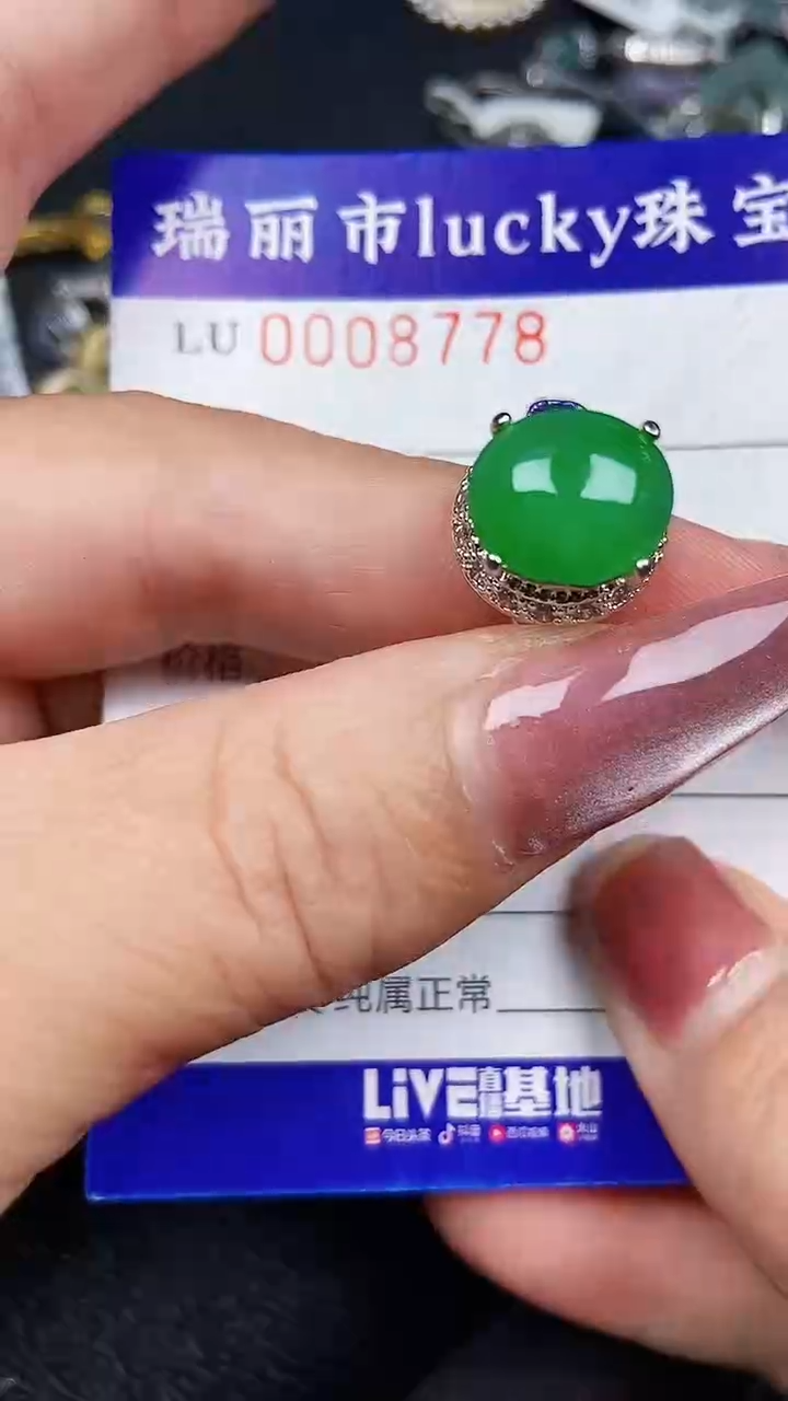 颈饰未镶嵌翡翠8778铜托