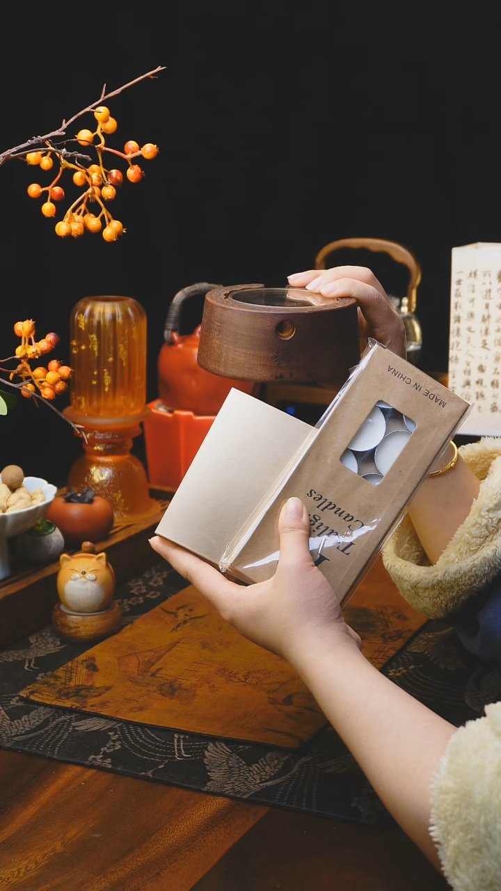 【闪购商品】禾器温茶器 带蜡烛